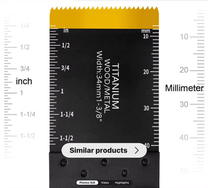 9 stk. Multi-cutter bladers pakke!